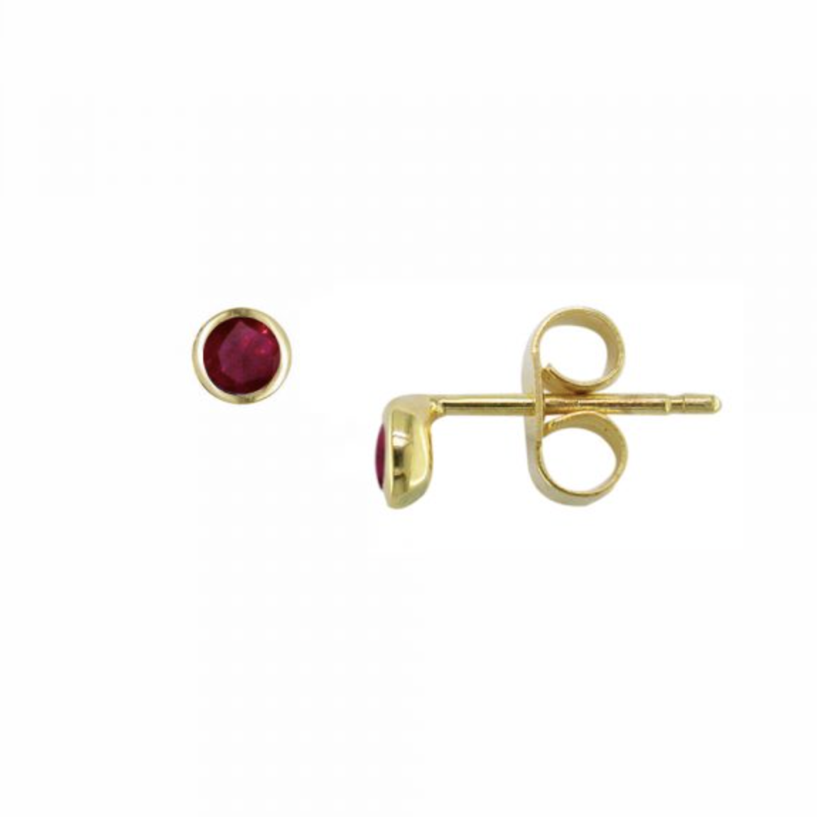 Ruby Stud Earrings