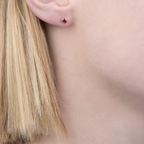 Ruby Stud Earrings