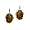 Smoky Quartz Cocktail Earrings
