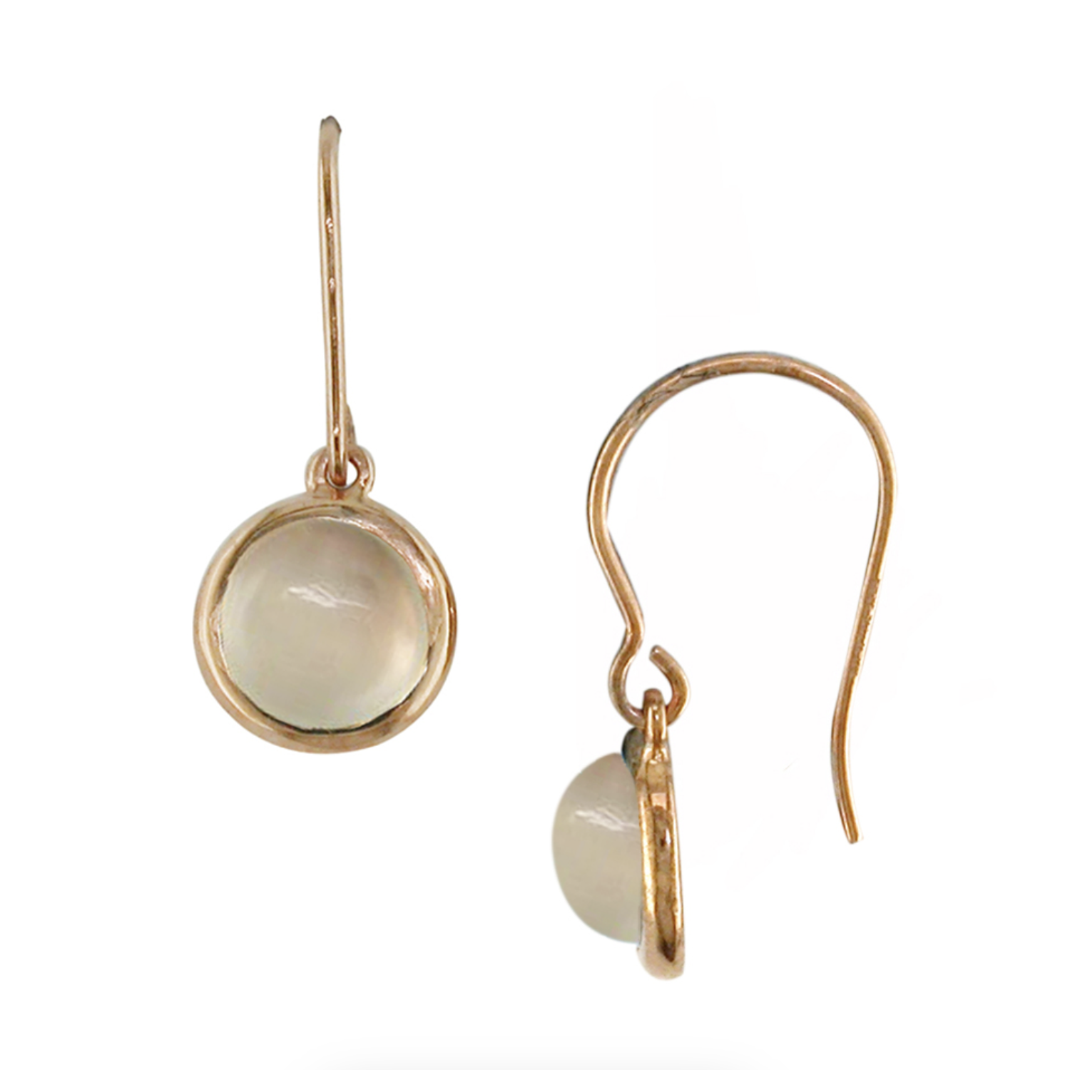 Classic Bubble Moonstone Drop Earrings