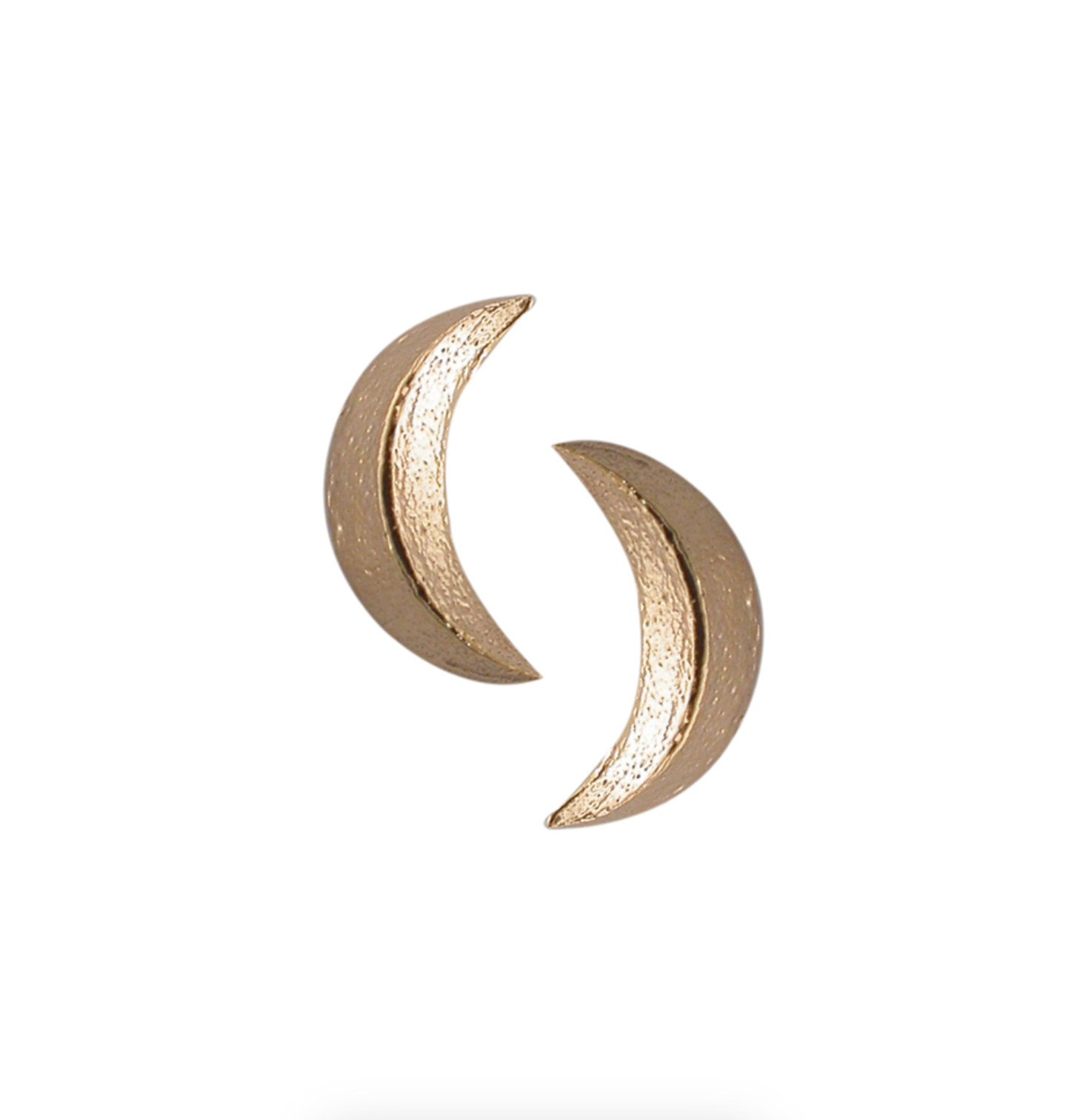 Starry Night 3D Moon Stud Earrings